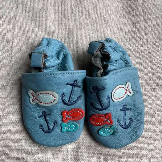0-6M Joe Fresh Baby Leather Moccasins, Shoes 2 (Baby: 0-12 mth)