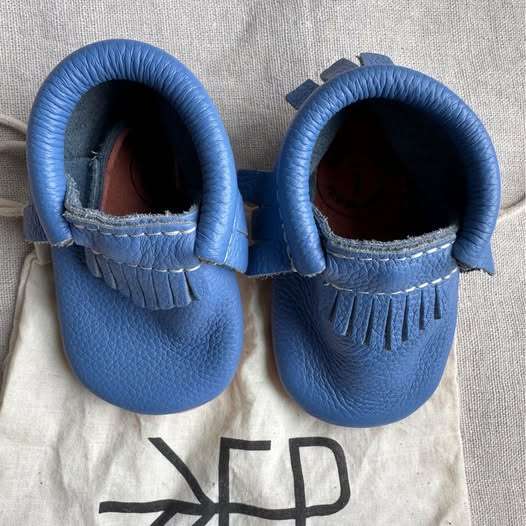 New Freshly Picked Leather Baby Moccasins, Shoes 2 (Baby: 0-12 mth)