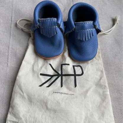 New Freshly Picked Leather Baby Moccasins, Shoes 2 (Baby: 0-12 mth)