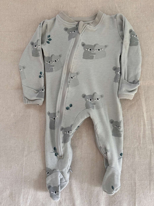 Zippy Jamz Organic Cotton Koala Sleeper, Kids 3 Month (0-3M)