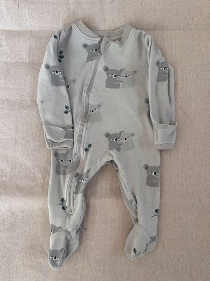 Zippy Jamz Organic Cotton Koala Sleeper, Kids 3 Month (0-3M)