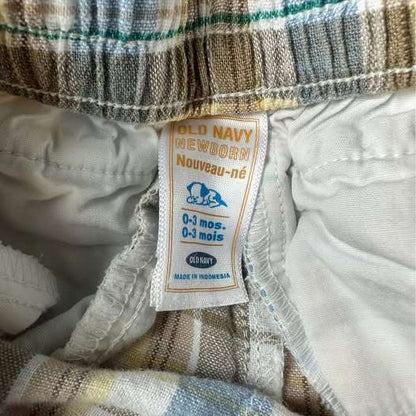 0-3M Baby Boy Shorts - 3 Pack, Kids 3 Month (0-3M)