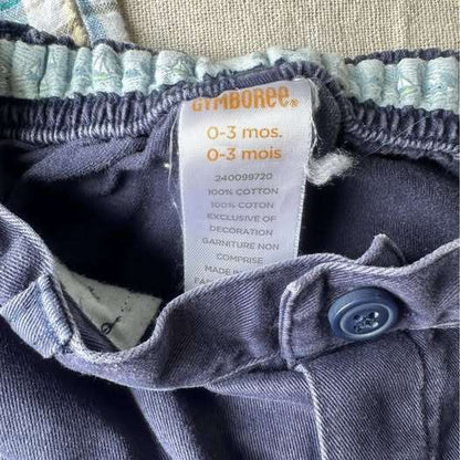 0-3M Baby Boy Shorts - 3 Pack, Kids 3 Month (0-3M)