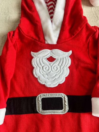 Cat & Jack Baby Santa Hooded Romper, Kids 9 Month (6-9M)