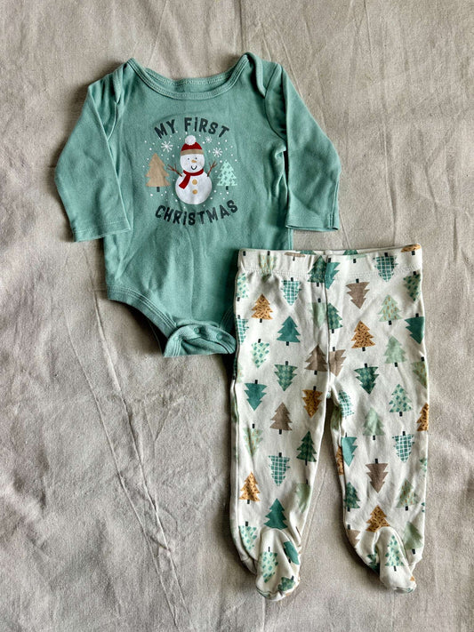 My First Christmas Baby Outfit Set, Kids 9 Month (6-9M)