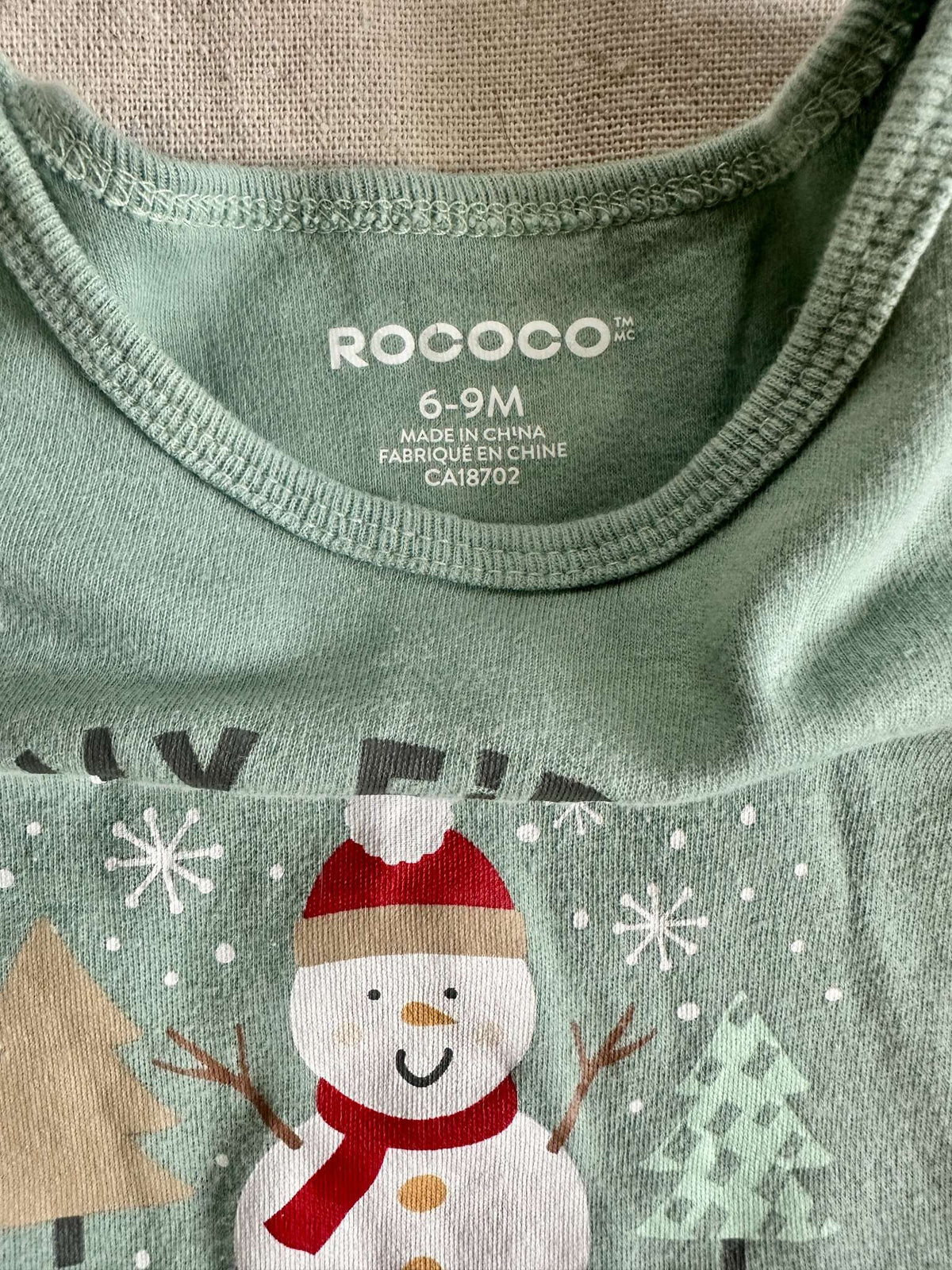 My First Christmas Baby Outfit Set, Kids 9 Month (6-9M)