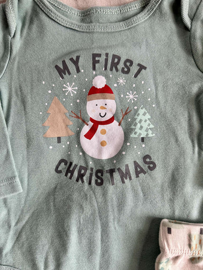 My First Christmas Baby Outfit Set, Kids 9 Month (6-9M)
