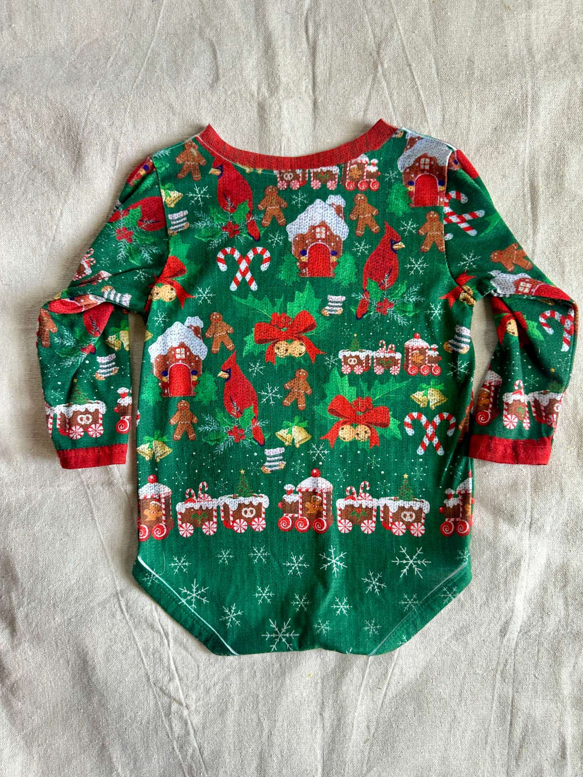 Ugly Christmas Sweater Onesie, Kids 12 Month (9-12M)