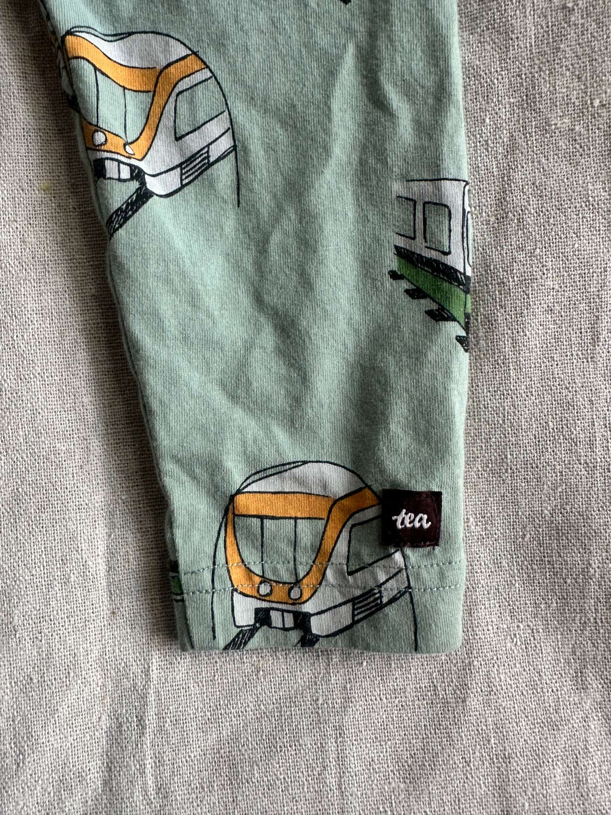 Tea Collection Copenhagen transit Print Romper, Kids 18 Month (12-18M)