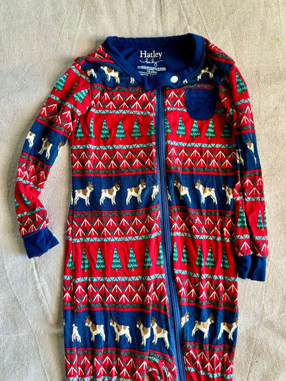 Bamboo French Bulldog Footed Sleeper, Kids 24 Month (18-24M)