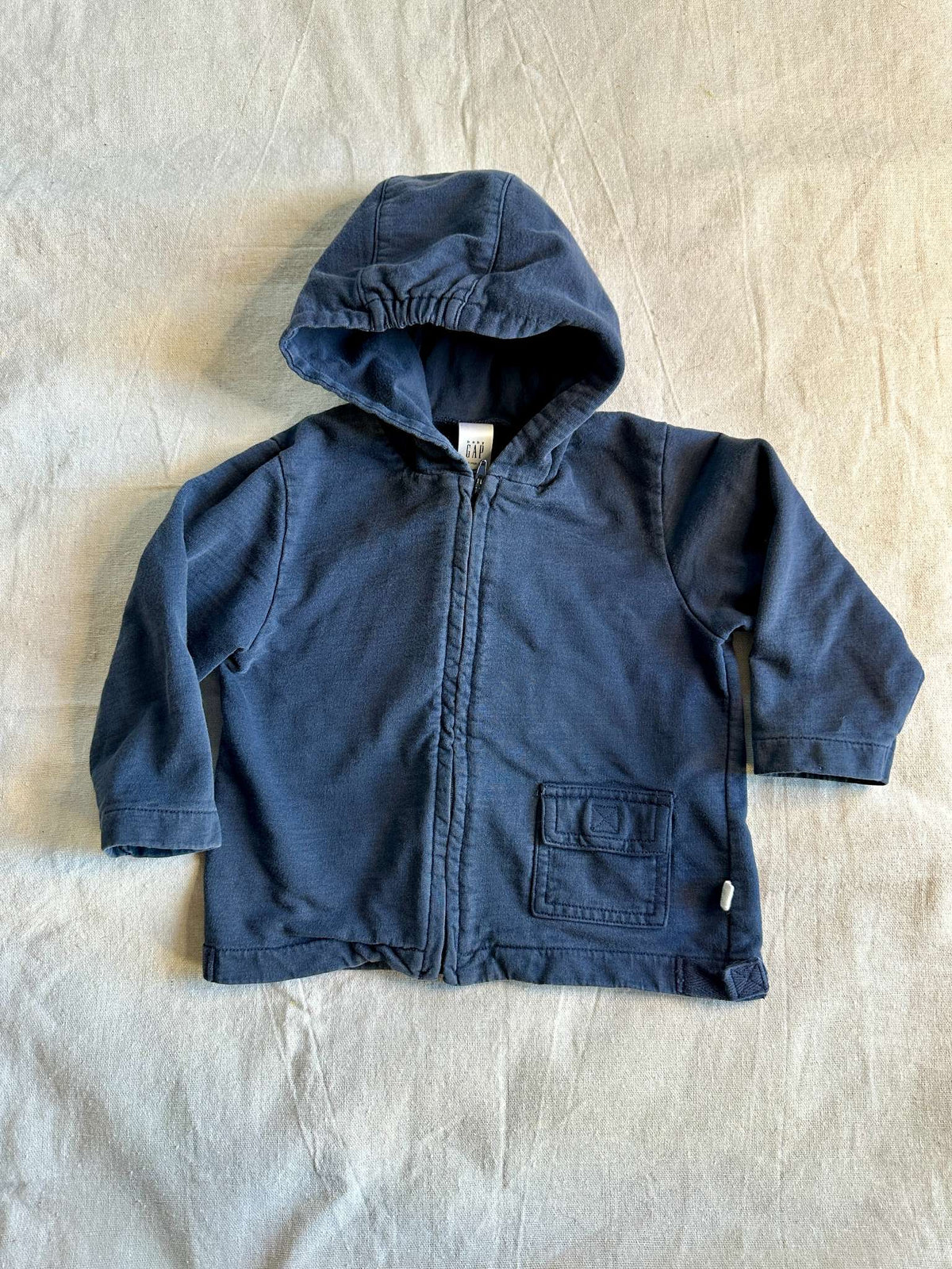 Navy Blue baby GAP Zip-Up Hoodie, Kids 24 Month (18-24M)