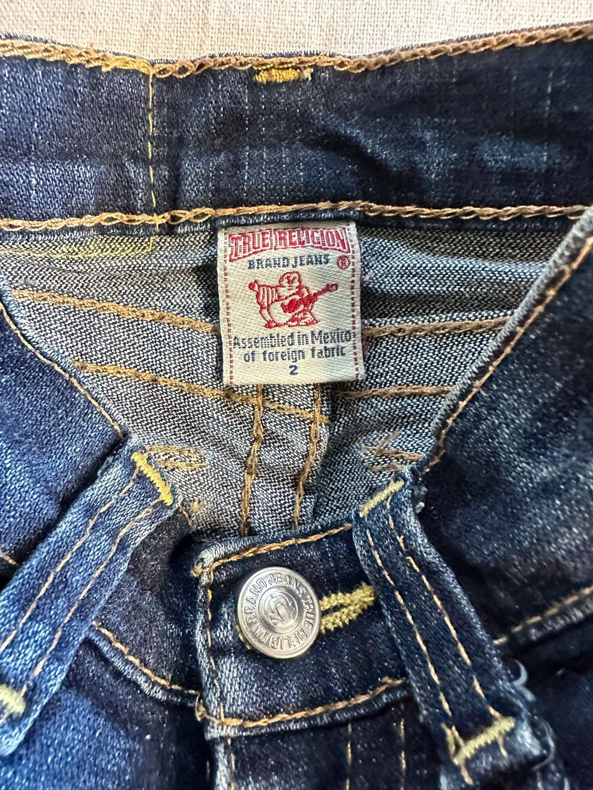 18M True Religion Jeans (fits small), Kids 18 Month (12-18M)