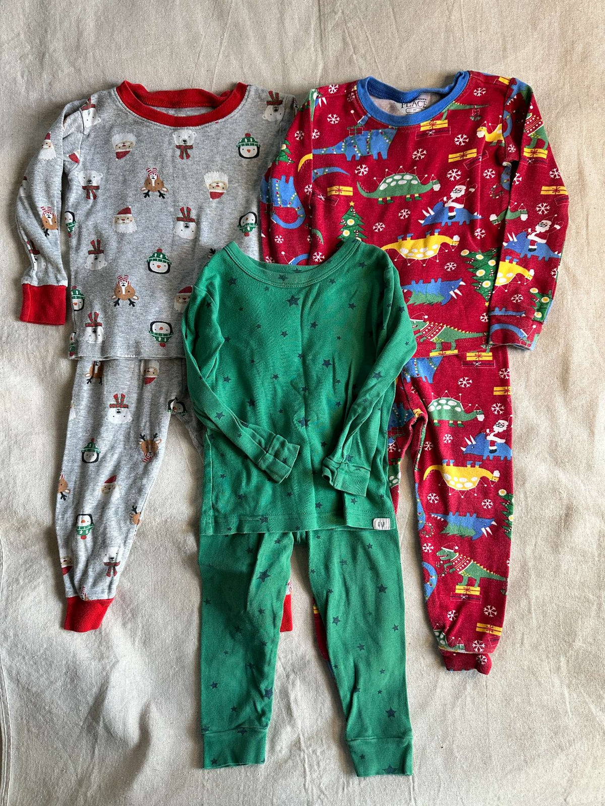 Christmas Pajamas 3 Pack, Kids 24 Month (18-24M)