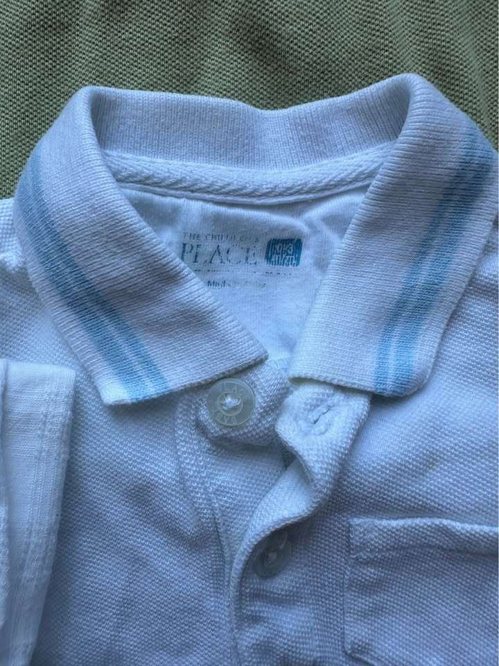 0-3M Assorted Boys Collared Bodysuits x4, Kids 3 Month (0-3M)