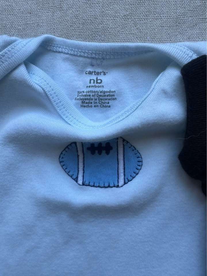 NB Carter's Newborn Bodysuits - Set of 3, Kids 3 Month (0-3M)