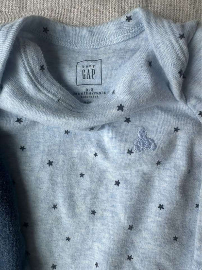 3M Baby Gap 3-Pack Long-Sleeve Bodysuits, Kids 3 Month (0-3M)