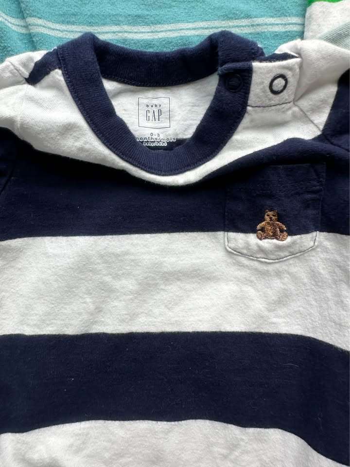 3M Baby Gap Short-Sleeve Bodysuit x4, Kids 3 Month (0-3M)