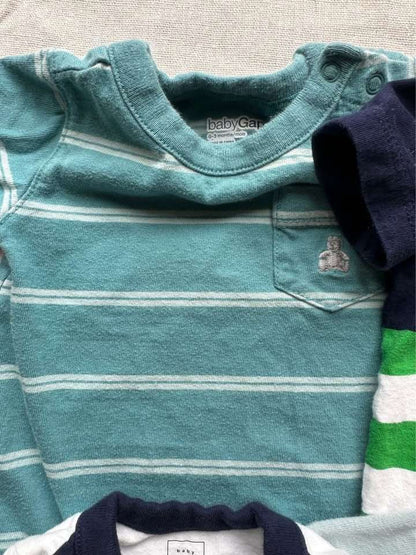 3M Baby Gap Short-Sleeve Bodysuit x4, Kids 3 Month (0-3M)