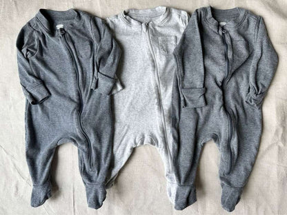 3M Old Navy Set of 3 Footed Sleepers, Kids 3 Month (0-3M)