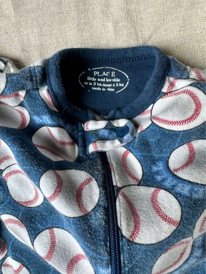 3M Carter's, Old Navy, and The Children's Place Baby Sleepers, Kids 3 Month (0-3M)