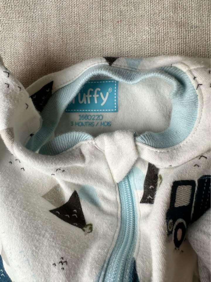 3M Carter's, George, and Tuffy Baby Sleepers x3, Kids 3 Month (0-3M)