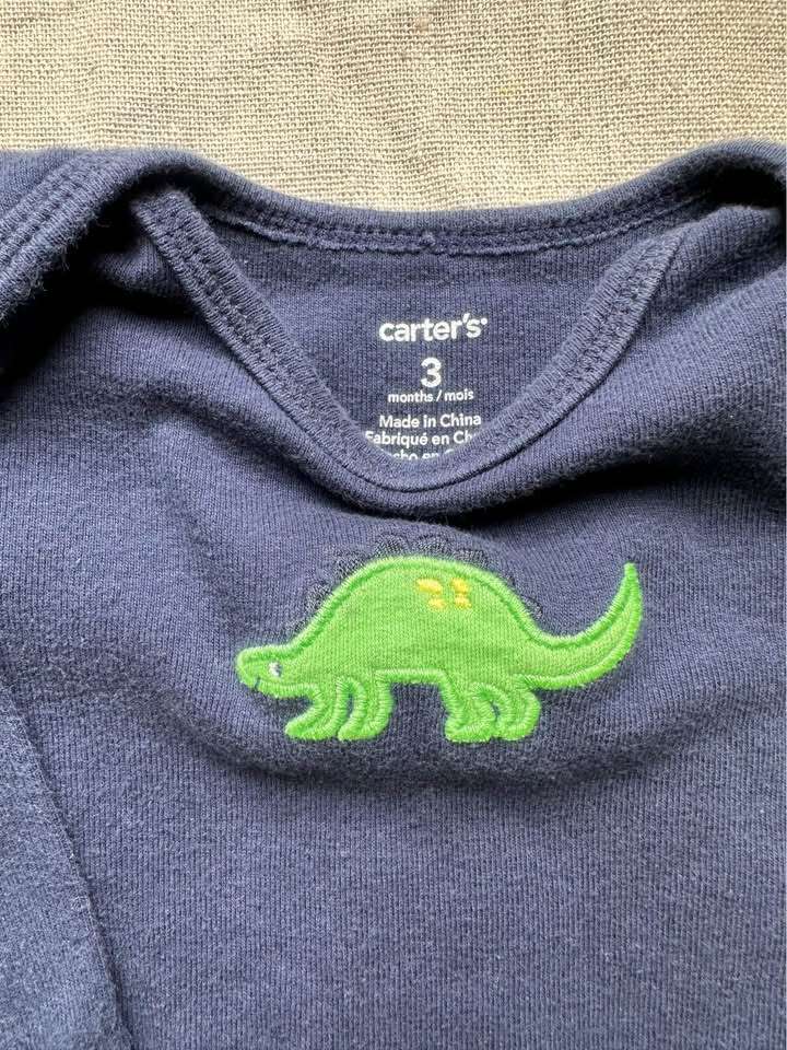 3M Carter's Dinosaur Baby Boy Outfit Set, Kids 3 Month (0-3M)
