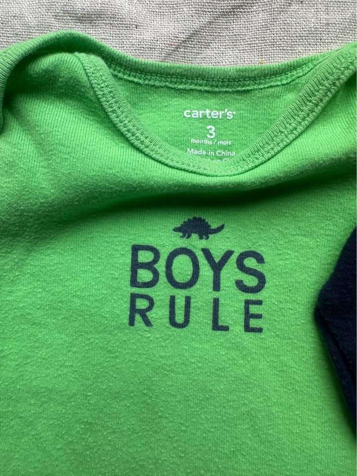 3M Carter's Dinosaur Baby Boy Outfit Set, Kids 3 Month (0-3M)