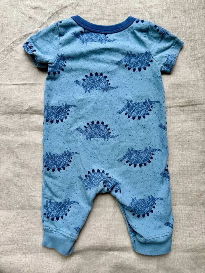 3M Child of Mine by Carter's Dinosaur Romper, Kids 3 Month (0-3M)