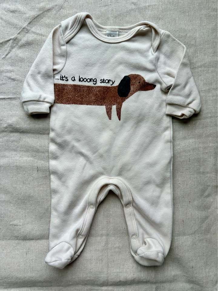 0-3M pl-baby Footed Romper, Kids 3 Month (0-3M)