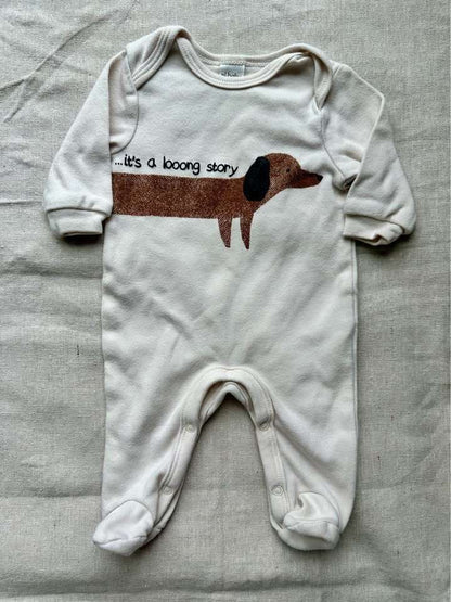 0-3M pl-baby Footed Romper, Kids 3 Month (0-3M)