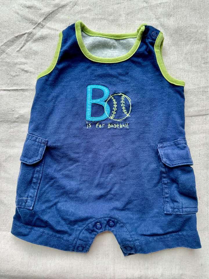 3M Carter's Baby Boy Romper, Kids 3 Month (0-3M)