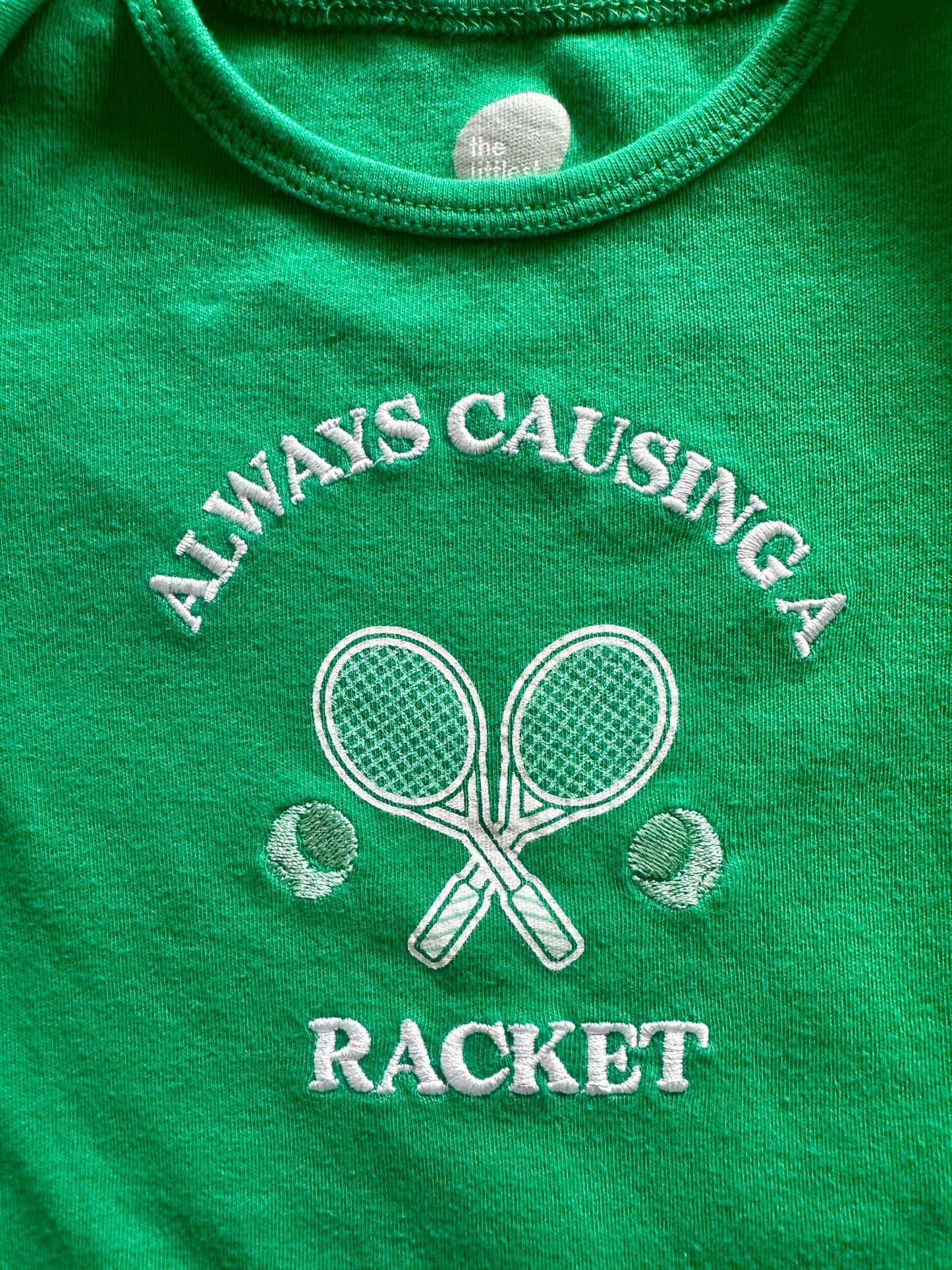 Tennis Themed Outfit- Harlem Joggers and Bodysuit, Kids 18 Month (12-18M)