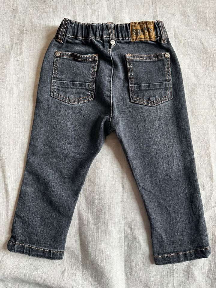 12-18m Souris Mini Baby Black Denim Pants MSRP $54, Kids 18 Month (12-18M)