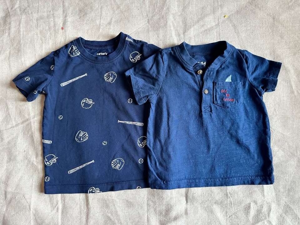12m Carter's Baby Boy T-Shirts Bundle, Kids 12 Month (9-12M)