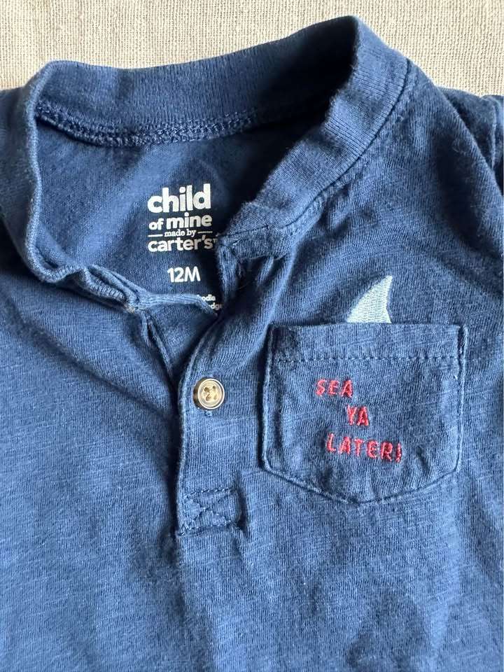 12m Carter's Baby Boy T-Shirts Bundle, Kids 12 Month (9-12M)