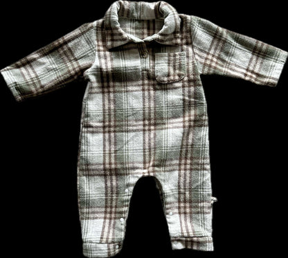 Flannel Utility Suit, Kids 12 Month (9-12M)