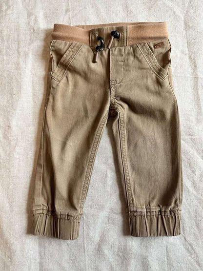 12m Nano Baby Khaki Jogger Style Pants, Kids 12 Month (9-12M)