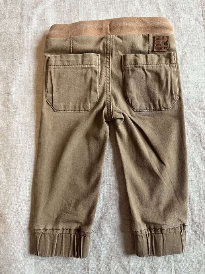 12m Nano Baby Khaki Jogger Style Pants, Kids 12 Month (9-12M)