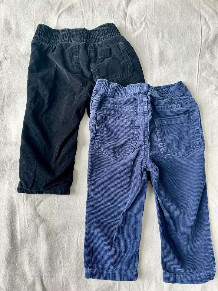 12-18M 2x Corduroy pants, Kids 18 Month (12-18M)