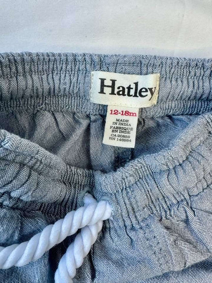 12-18M Hatley Chambray Shorts, Kids 18 Month (12-18M)