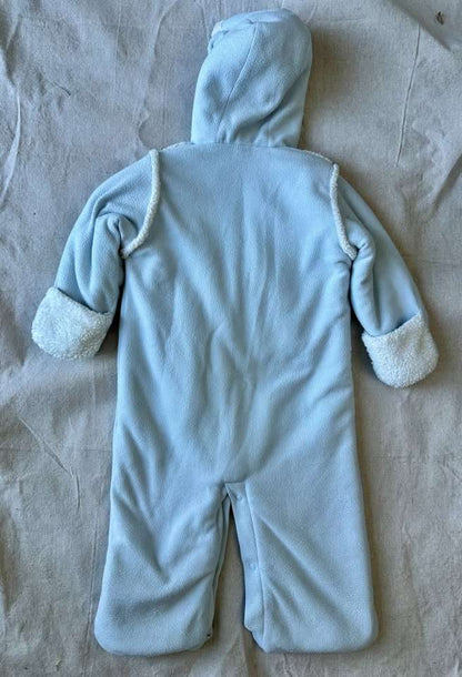 6-12M GAP cozy fleece bunting suit, Kids 12 Month (9-12M)
