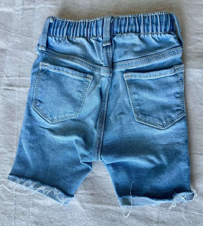 12-18M cuffed fray Old Navy jean shorts, Kids 18 Month (12-18M)