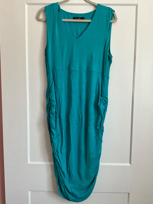 Stork & Babe Turquoise Maternity Dress. Size XL, Maternity XL (16-18)