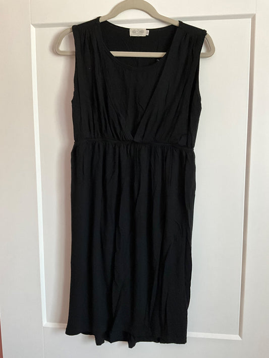 Ella Bella Black Maternity & Nursing Dress. Size Large., Maternity L (12-14)