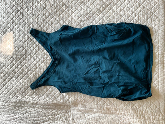 Thyme Maternity Tank Top in Turquoise (Size Large), Maternity L (12-14)
