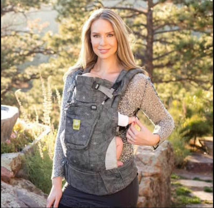 Lillebaby 6-in-1 Baby Carrier - Woven (Charcoal Sand-dollar)