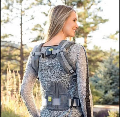 Lillebaby 6-in-1 Baby Carrier - Woven (Charcoal Sand-dollar)
