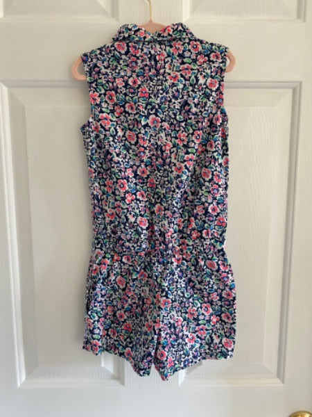 Floral Collared Shortsleeved Dress (5) , Kids 5/5T (extra small)