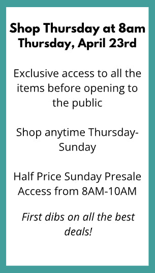 Shop Thursday at 8am (April 2026)