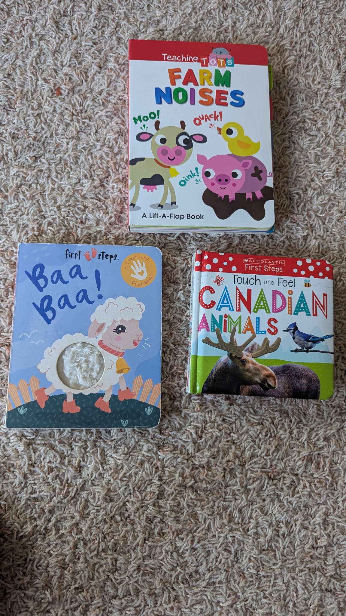 Baby books - set of 3
